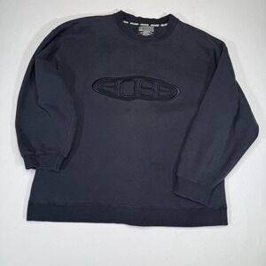 BOSS By IG Design Black Crewneck Sweatshirt Mens XL Logo Spellout‎